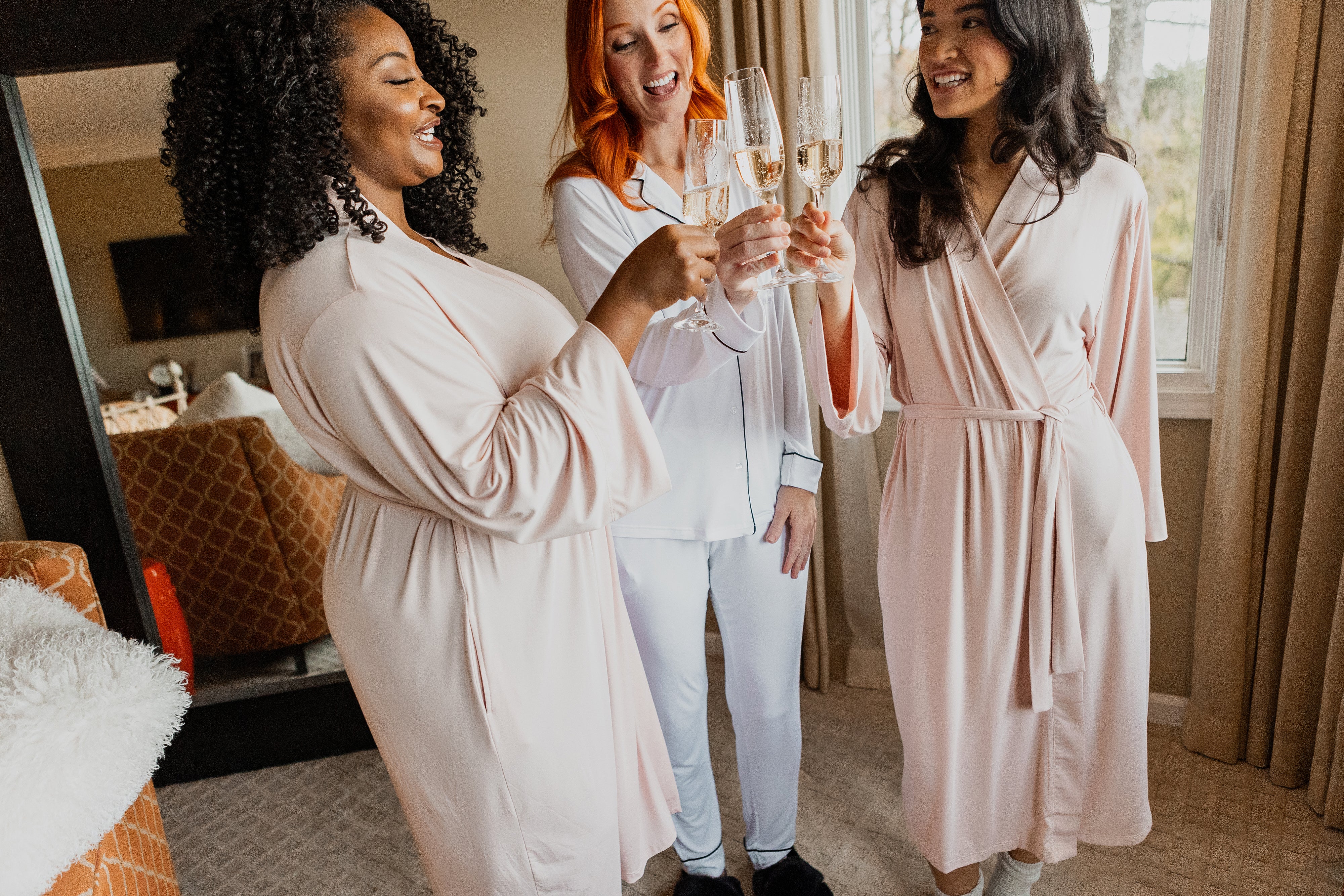 Elevate your special day with beautiful bamboo loungewear for the bride and bridal party. Eco-friendly elegance for the bride who deserves it all.